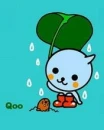 cute kawaii blue thingi qoo