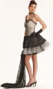 black grey dress