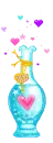 cute kawaiii love bottle