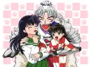 Kagome and Rin and inuyashas dad