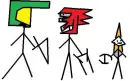 halo stick figures