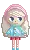 cute kawaii tiny blythe doll