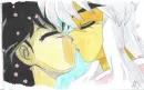 INUYASHA AND KAGOME KISS