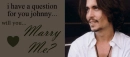 will u marry me johnny