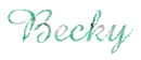 becky green glitter