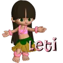 Leti w/hula girl