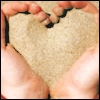 sand heart