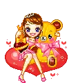 girl with bear