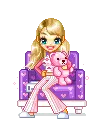 girl on cute couch
