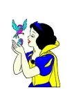 snow white wit bird