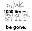 he's gone