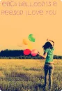 each balloon
