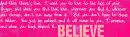 belive