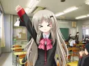 Happy Schoolgirl