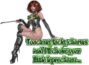 touch my lucky charms...