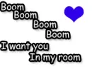 Boom boom boom boom