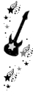 black guitar