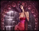 Lady in red