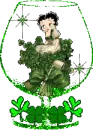 Betty Boop in a glass