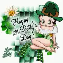 Happy St. Patricks Day with Betty Boop