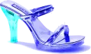 blue shoe