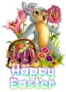 Spring Bunny Happy Easter 