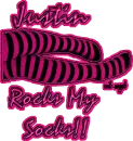 Justin Rocks My Socks