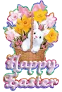 Bunny Basket with Daffodils