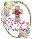 Happy Easter - Floral Frame