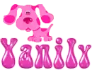 yanily, blues clues, magenta