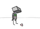 Sad robot