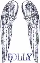 Angel wings-Holly