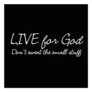Live for God