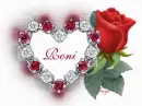 Roni - Diamond Heart Rose