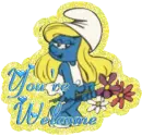 you're welcome smurfette