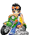 Boy with cycle