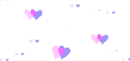Floating hearts