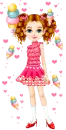 girl with ice creams