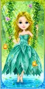girl in green