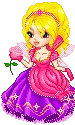 Fairy princess with rose