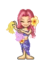 Dancing Hawaiian girl
