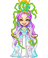 girl with something on head