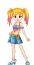cute girl doll