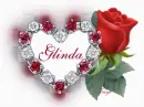 Glinda - Diamond Heart Red Rose