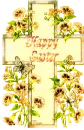 Happy Easter - Yellow Cross