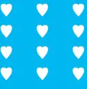 White Hearts Background