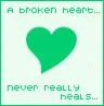 Broken Heart never really heal fast