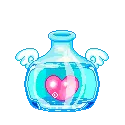 heart in bottle