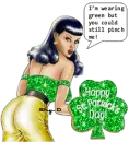 HAPPY ST. PATRICK'S DAY PINUP PINCH ME