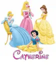 Disney Princesses with Name